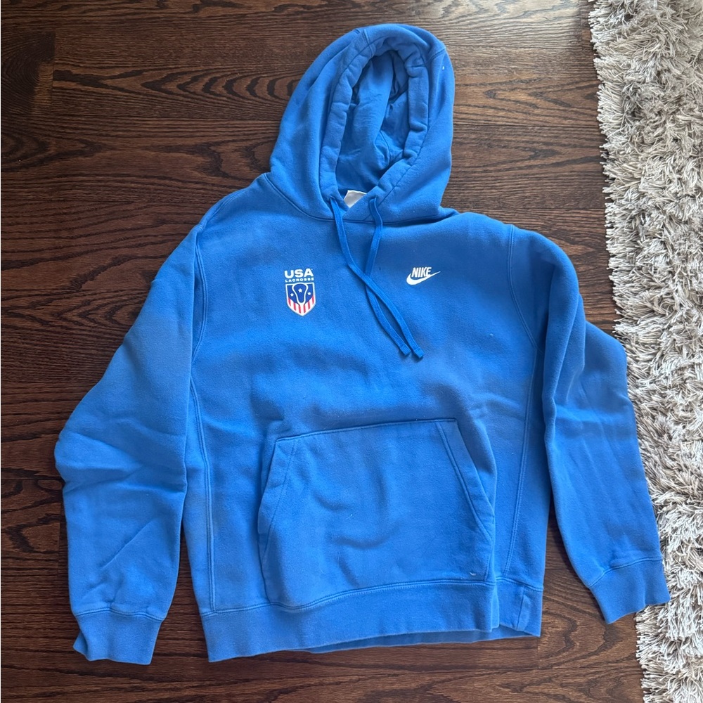 NIKE USA LACROSSE sweat fleece hoodie